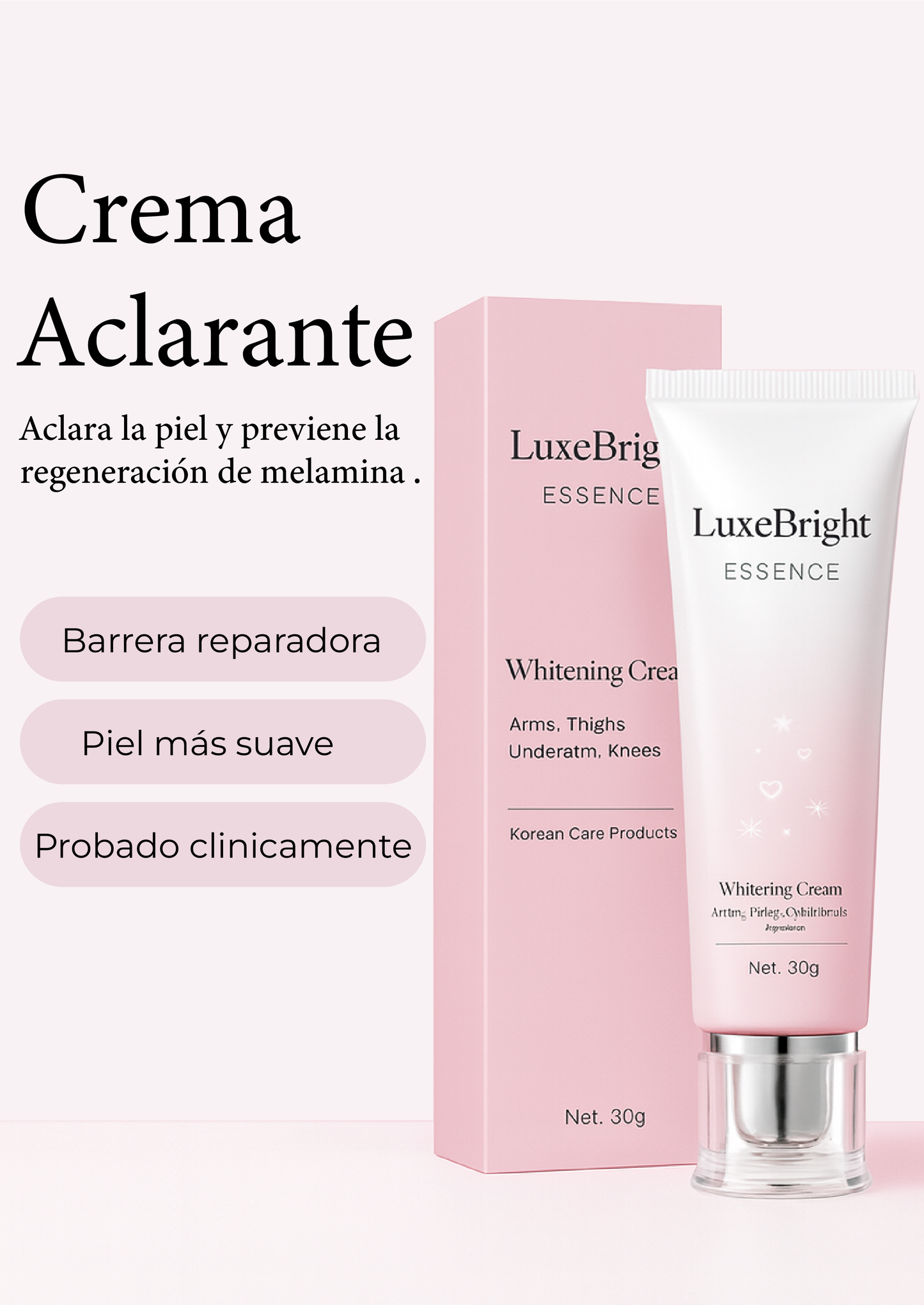 Crema Aclaradora Corporal – Hidratante y Suavizante